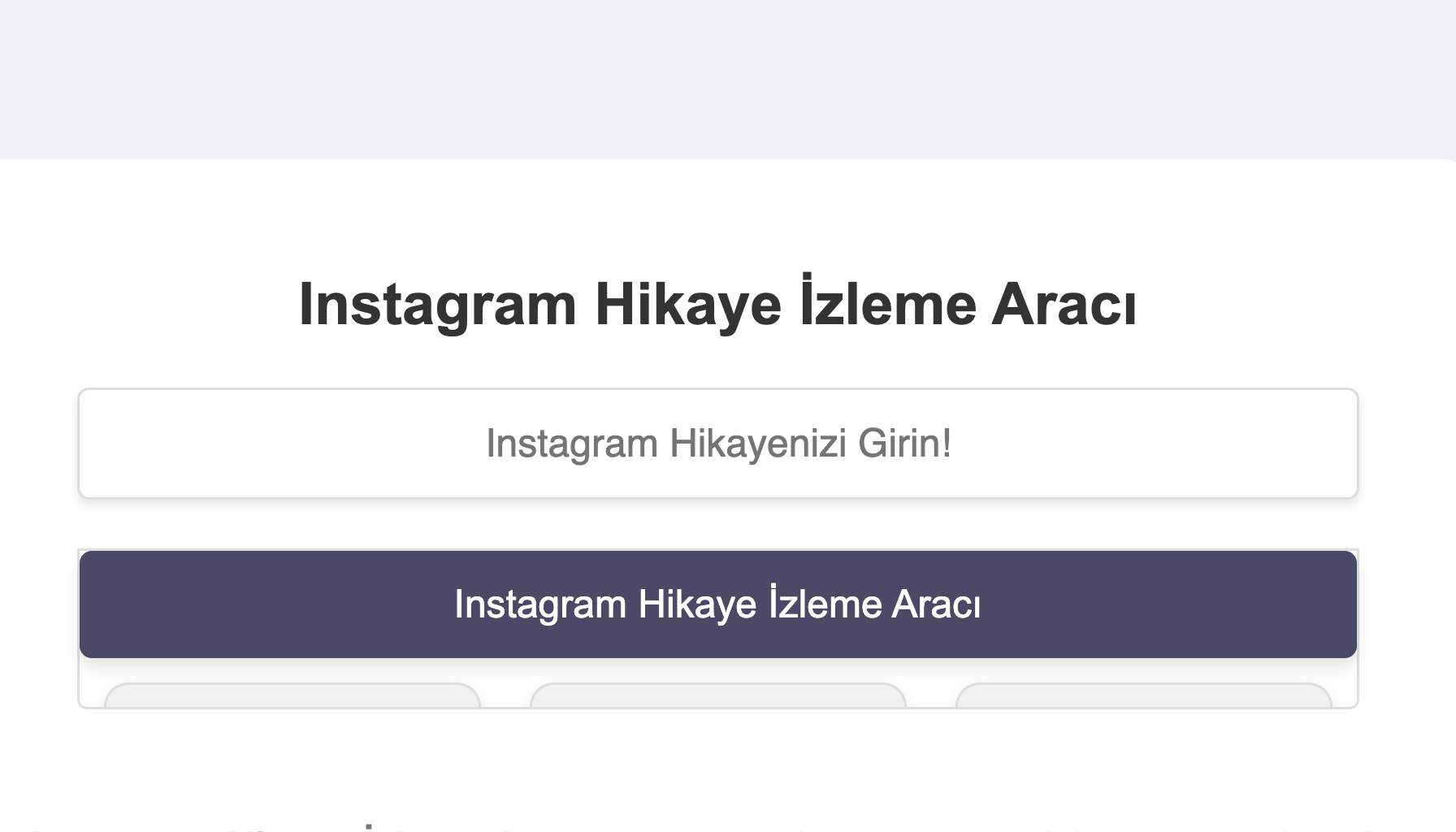 Instagram Story - Hikaye İzleme Aracı