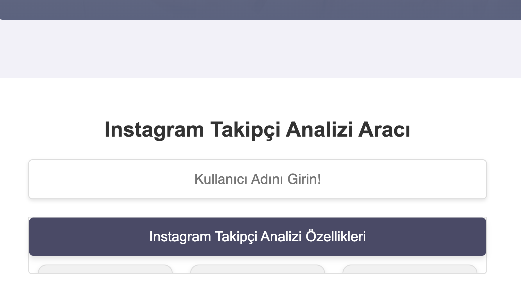 Instagram Takipçi Analizi Aracı