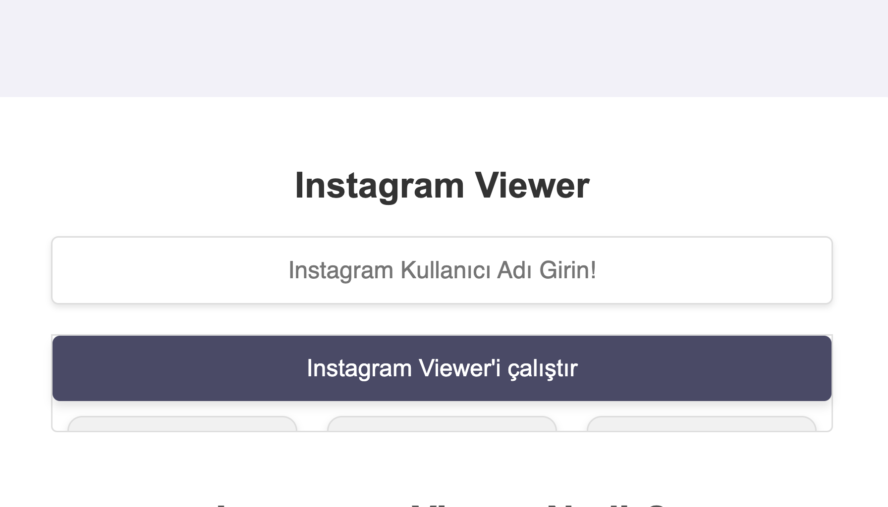 Instagram Viewer Aracı