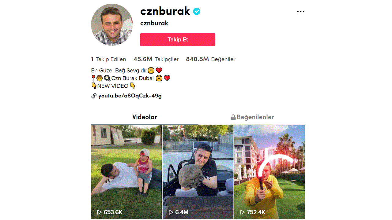 TikTok Fenomeni CZN Burak