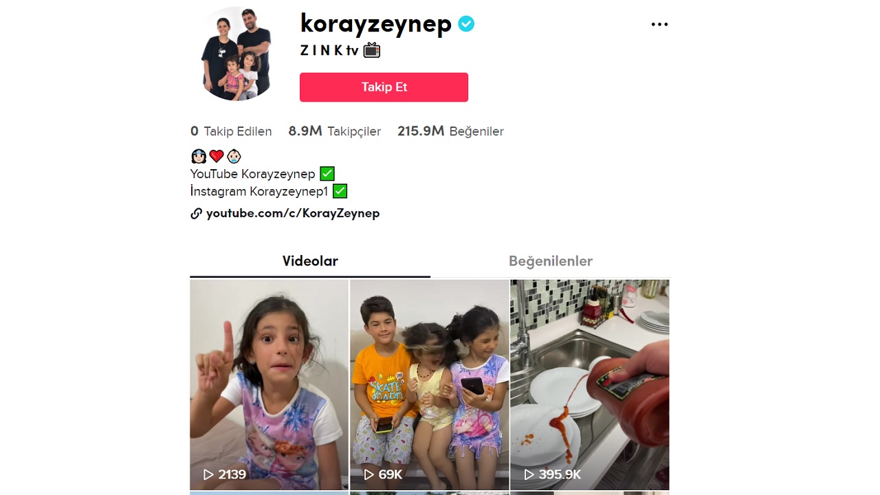 TikTok Fenomeni Korayzeynep